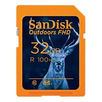 SanDisk 32GB Outdoors FullHD SDXC Class 10 / U1 / V10 Flash Memory Card (4 Pack)