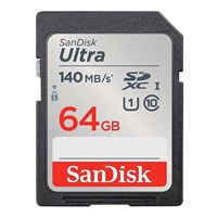 SanDisk 64GB Ultra SDXC Class 10 / U1 Flash Memory Card