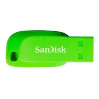 SanDisk 64GB Cruzer Blade SuperSpeed+ USB 2.0 Flash Drive - Electric Green