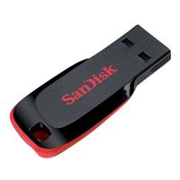 SanDisk 64GB Cruzer Blade SuperSpeed+ USB 2.0 Flash Drive - Black