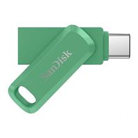 SanDisk 64GB Dual Drive Go SuperSpeed+ USB 3.1 (Gen 1) Flash Drive - Absinthe Green