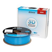 Inland 1.75mm ASA 3D Printer Filament 1.0 kg (2.2 lbs.) Cardboard Spool - Vibrant Blue