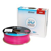 Inland 1.75mm ASA 3D Printer Filament 1.0 kg (2.2 lbs.) Cardboard Spool - Vibrant Pink