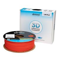 Inland 1.75mm PLA Light Weight 3D Printer Filament 0.8 kg (1.8 lbs.) Spool - Bright Red