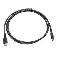 Inland USB 2.0 (Type-C) Male to USB 2.0 (Type-C) Male Braided Cable 3.3 ft. - Black