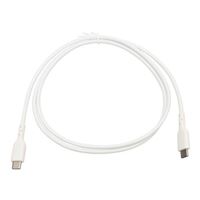 Inland USB 2.0 (Type-C) Male to USB 2.0 (Type-C) Male Braided Cable 3.3 ft. - White