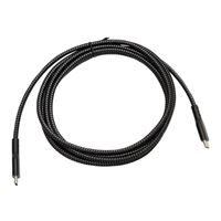 Inland USB 2.0 (Type-C) Male to USB 2.0 (Type-C) Male Braided Cable 6.6 ft. - Black