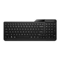 HP 460 Multi-Device Full-sized Bluetooth Keyboard - Black