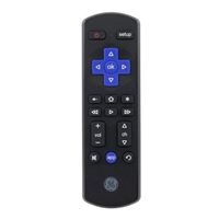 GE Roku TV Replacement Remote, Black