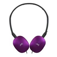 JVC FLATS Wired Headphones - Violet