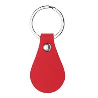 Leo Sales Ltd. Leather Key Ring Blanks (Red)