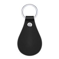 Leo Sales Ltd. Leather Key Ring Blanks (Black)