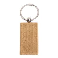 Leo Sales Ltd. Wooden Blank Keychains (Rectangle)