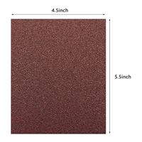 OSEPP Sandpaper - 5.5 x 4.5 Inches - 60 Grit
