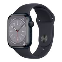 Apple Watch Series 8 GPS 41mm Aluminum Case with Sport Band (Refurbished) - Midnight