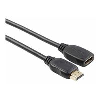 QVS HDMI UltraHD 8K 48Gbps with Ethernet Extension Cable - 3 ft..