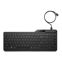 HP 400 Backlit Wired Keyboard - Black
