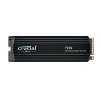 Crucial T705 1TB Micron 232L TLC NAND PCIe Gen 5 x4 NVMe M.2 Internal SSD with Heatsink