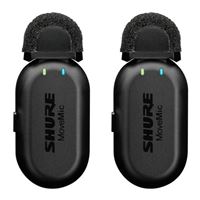 Shure MoveMic Wireless Lavalier Microphone - 2 Mics