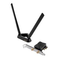 ASUS PCE-BE92BT WiFi 7 PCI-E Adapter with 2 External Antennas