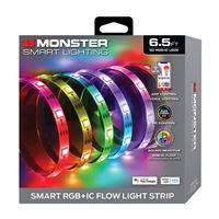 Monster Smart Sound Reactive RGBIC LED Light Strip - 2 Meters