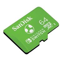 SanDisk 64GB Nintendo microSDXC Class 10 / UHS-1 Flash Memory Card with Adapter