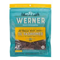 Werner Gourmet Meat Snacks All Natural Ol' Fashioned Beef Jerky - 2.4 Oz