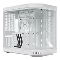 HYTE Y70 Dual Chamber Tempered Glass ATX Mid-Tower Computer Case - Snow White