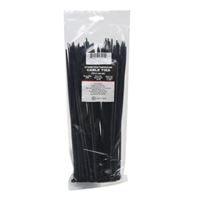 Cable Ties Unlimited 12&quot; 50lb Extreme Temperature UV Cable Ties 100/bag - Black