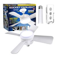  Socket Fan Light Deluxe LED