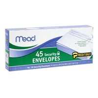  Mead No.10 Security Envelopes 45-Pack