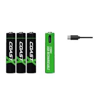 Coast LED ZITHION-X AAA Rechargeable Battery - 4 Pack