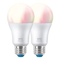 Philips WiZ A19 60W Color Bulbs - 2 Pack