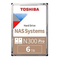 Toshiba N300 PRO 6TB 7200 RPM SATA III 6Gb/s 3.5&quot; Internal CMR NAS Hard Drive