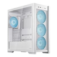 ASUS TUF Gaming GT302 ARGB Tempered Glass ATX Mid-Tower Computer Case - White