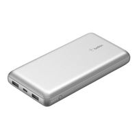 Belkin USB Type-C Portable Charger 20K Power Bank with USB-A to USB-C Cable - Silver