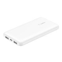 Belkin USB Type-C Portable Charger 20K Power Bank with USB-A to USB-C Cable - White