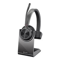 Plantronics Poly Voyager 4310 UC Bluetooth Wireless Headset - Black