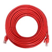 PPA 50 Ft. CAT 5 Crossover Ethernet Cable - Red