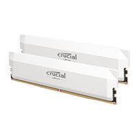 Crucial Pro Overclocking 32GB (2 x 16GB) DDR5-6000 PC5-48000 CL46 Dual Channel Desktop Memory Kit CP2K16G60C36U5W - White