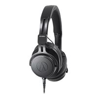 Audio-Technica ATH-M60xa On-Ear Closed-Back Monitor Headphones - Black