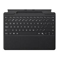 Microsoft Surface Pro Keyboard Cover with Pen Storage - Black (Large Font)