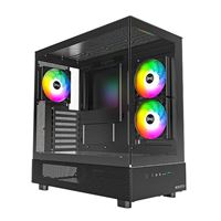 Montech XR Tempered Glass ATX Mid-Tower Computer Case - Black