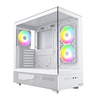 Montech XR Tempered Glass ATX Mid-Tower Computer Case - White