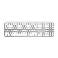 Logitech MX Keys S for Mac Wireless Keyboard - Pale Gray