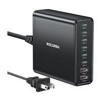  Rocoren 200W 8 Ports - USB C Charging Station
