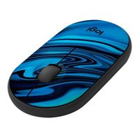 Logitech M340 Collection Slim Ultra-Compact Wireless Mouse - Blue Galaxy