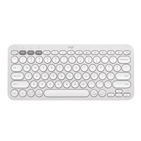 Logitech Pebble Keys 2 K380s Bluetooth Wireless Keyboard - Tonal White