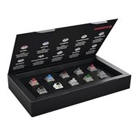 Cherry MX Experience Switch Kit - 10 different MX types (Red, Black, Brown, Blue, Speed Silver, Silent Red, Green, Gray, Ergo Clear, Black Clear Top)