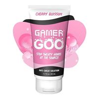 Gamer Goo Antiperspirant Dry Grip for Sweaty Hands Anti Sweat Hand Lotion Non-Sticky, Paraben Free, TSA Travel Safe, Made in USA 1.7 oz. (50mL) (Cherry Blossom)